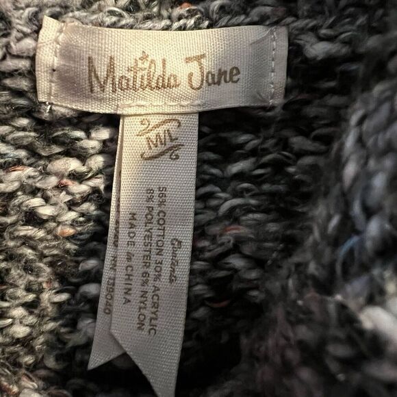 Matilda Jane Women’s Turtle Neck Sweater Medium Large - Picture 3 of 4